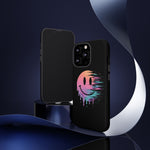Melting Glitch Smiley Face Phone Case Trippy Tough Case