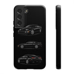 Black 300ZX Sports Car Tough Phone Case - Multi View