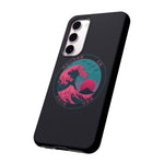 Great Dream Wave Circular Badge Vaporwave Phone Case – Japanese Aesthetic