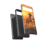 Rhodesian Ridgeback African Savanna Art Tough Phone Case