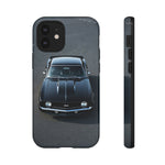 1969 Camaro SS Black Overhead Tough Phone Case Cover Gift Art