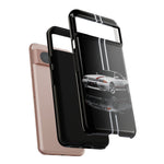 R32 Skyline Phone Case, White 91 JDM Sports Car Stripe Studio Cover
