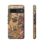 Guilty French Bulldog Phone Case, Confetti Watercolor Cover