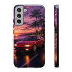 CRX Si Beach Run Retro JDM Car Tough Phone Case