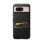 Yellow C3 Stingray Classic Muscle Car Art Tough Phone Case