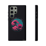 Great Dream Wave Circular Badge Vaporwave Phone Case – Japanese Aesthetic
