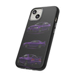 Purple R33 Skyline GTR JDM Sports Car Phone Case Tough Multi View