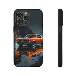 1966 GTO Orange Rainy City Tough Phone Case Cover Gift Art