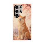 Akita Cherry Blossom Phone Case Sakura Dog Lover Gift