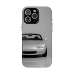 Silver Miata Phone Case, NA Roadster 90s JDM Cover, Gift for Guys