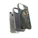 Largemouth Bass Phone Case, Frog Strike Cover for Freshwater Gift