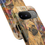 Guilty French Bulldog Phone Case, Confetti Watercolor Cover