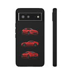 Red 370Z Sports Coupe Tough Phone Case for JDM Enthusiasts