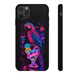 Neon Parrot Cocktails phone case | Tough Cases