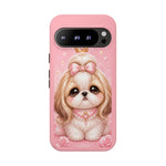 Shih Tzu Princess Kawaii Chibi Puppy Pet Dog Art Tough Phone Case