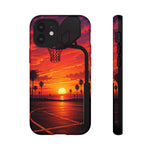 Basketball Court Sunset Phone Case | Tough Phone Case