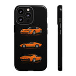 Orange Miura Classic Supercar Tough Phone Case - 3 View