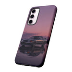 Sunset Skyline GT-R R32 phone case | car reflection, purple dusk