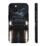 Vintage Muscle Car in Rain 1966 GTO phone case | Tough Cases