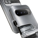 Silver 64 Impala Phone Case, Chrome Lowrider Classic Cover for Men