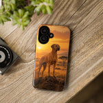Rhodesian Ridgeback African Savanna Art Tough Phone Case