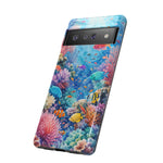 Underwater Coral Reef Phone Case | Colorful Tropical Fish Ocean Scene