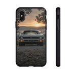 68 Nova SS Phone Case, Silver Muscle Car Misty Dawn Gravel Road Cover