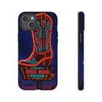 Neon Cowboy Boot phone case | High Noon Saloon design