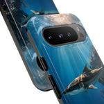 Cobia Reef Phone Case, Shaft of Light Ocean Fishing Tough Cover