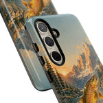 Leaping Golden Trout Lake Scene phone case | Tough Cover