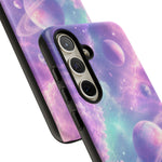 Pastel Galaxy Planet Vaporwave Art Tough Phone Case