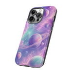 Pastel Galaxy Planet Vaporwave Art Tough Phone Case