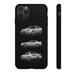 Silver Prelude Sports Coupe Tough Phone Case for JDM Fans