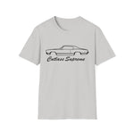 1969 Cutlass Black Outline Silhouette Emblem Classic Car T-Shirt Fan Gift