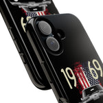 1969 Camaro SS American Flag Tough Phone Case Cover Gift Art