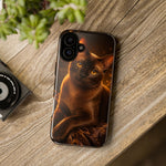 Burmese Golden Sable Portrait Art Tough Phone Case