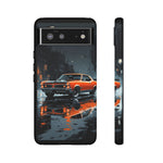 1966 GTO Orange Rainy City Tough Phone Case Cover Gift Art