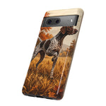 German Shorthaired Pointer Pointing Art Tough Phone Case