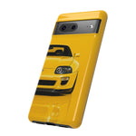 Yellow Supra Phone Case, MK4 90s JDM Legend Tough Protective Cover for Men