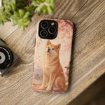 Akita Cherry Blossom Phone Case Sakura Dog Lover Gift
