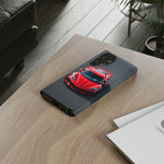 Red C8 Z06 Track Wing Tough Phone Case Cover Gift Art