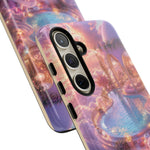Floating Pool Deck Phone Case, Pastel Cloud 3D Render Cover