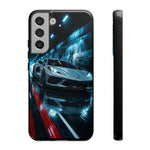 C8 Rain Tunnel Phone Case Racing Tough Case for Corvette Drivers