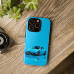 RX-7 Cyan Studio Phone Case Studio Color Match Car Art