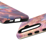 Floating Pool Deck Phone Case, Pastel Cloud 3D Render Cover
