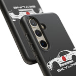R34 Skyline Japanese Flag Race Car Phone Case | JDM GT-R Tough Cover