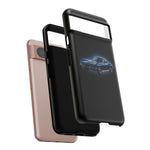 1963 Sting Ray Blue Glow Tough Phone Case Cover Gift Art