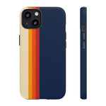 Retro Rainbow Stripe Phone Case | Tough Phone Case