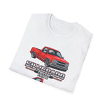 Classic Red 1994 Silverado 1500 Pickup T-Shirt | Truck Illustration