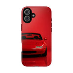 Red Miata Phone Case, NA MX5 90s JDM Roadster Tough Cover